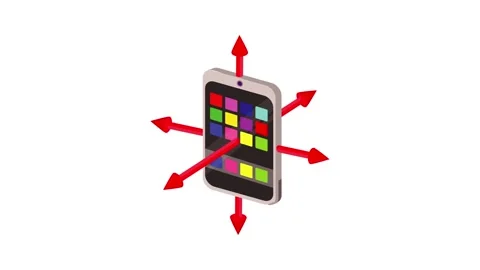 Colorimeter icon animation Stock Footage 168929901