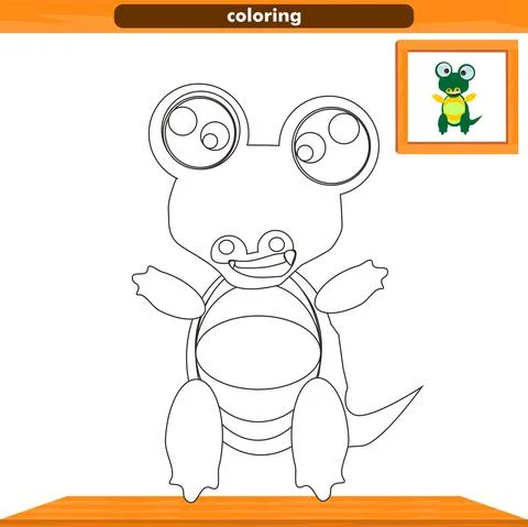 Coloring 4 イラスト素材