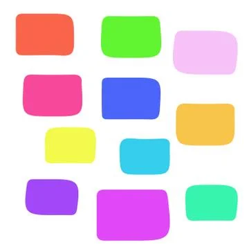 Coloring background with square blocks Stockillustratie