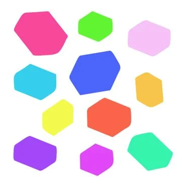 Coloring background with square blocks Illustrazione stock