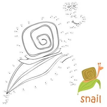 Coloring book and dot to dot game Stock Illustration