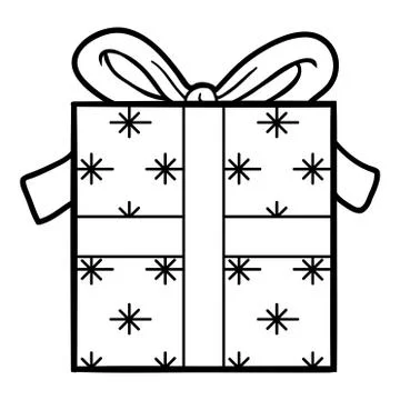 Coloring book, Gift Stock Illustration