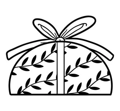 Coloring book, Gift Stock Illustration