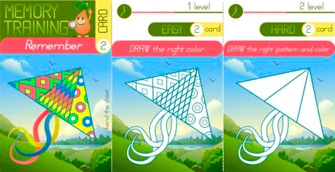 Coloring book Memory air snake Stock Illustration