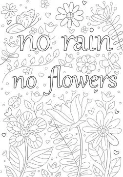 Coloring book page Stock Illustration