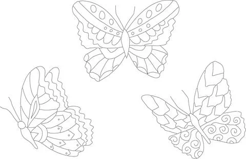 Coloring book page Stock Illustration