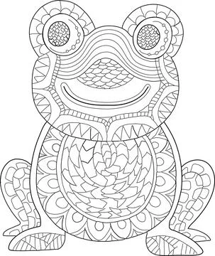 Coloring book page Stock Illustration