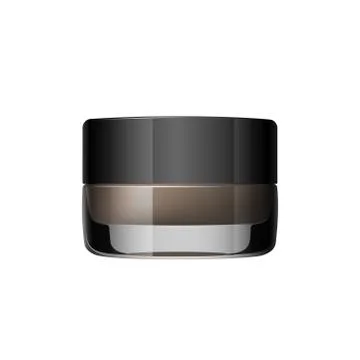 Coloring gel for eyebrows. Eyebrows makeup product. Isolated on a white Stock Illustration