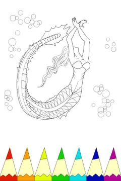 Coloring Stock Illustration