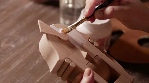 Coloring the nutcracker Stock Footage 146628935