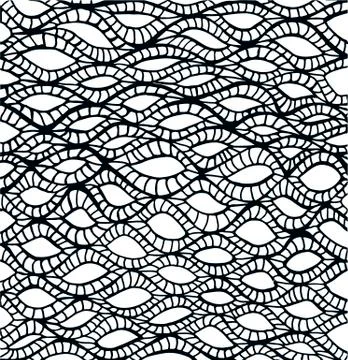 Coloring page abstract pattern, maze of ornaments. Stock Illustration