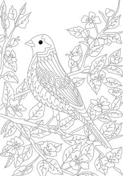 Coloring page Stock Illustration