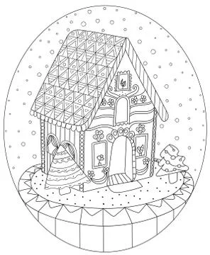 Coloring page Stock Illustration