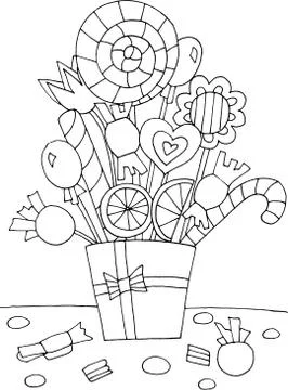 Coloring page Stock Illustration