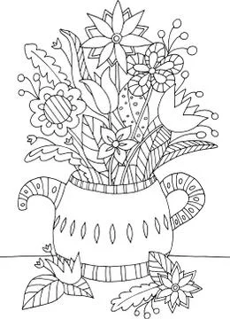 Coloring page Stock Illustration