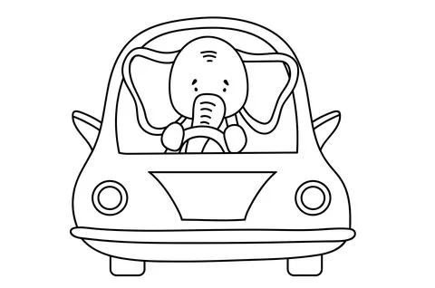 Coloring Page For Kids Stock Illustration