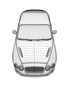 Coloring page vector line art for book and drawing. Black wireframe illustrate Stock Illustration
