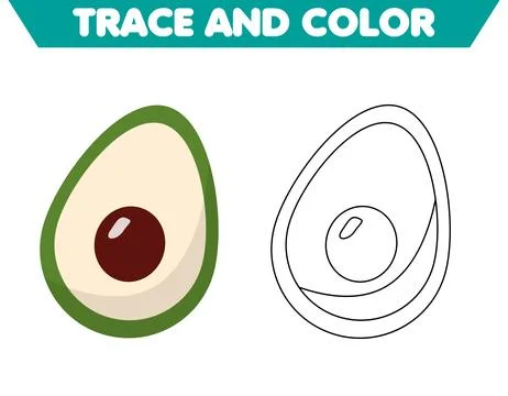 Coloring page vegetables for children, vector graphics, health for children.. Stock Illustration