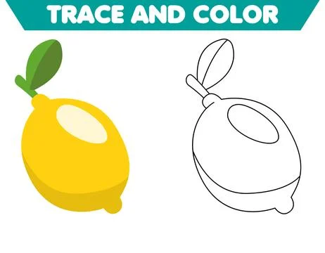 Coloring page vegetables for children, vector graphics, health for children.. Stock Illustration