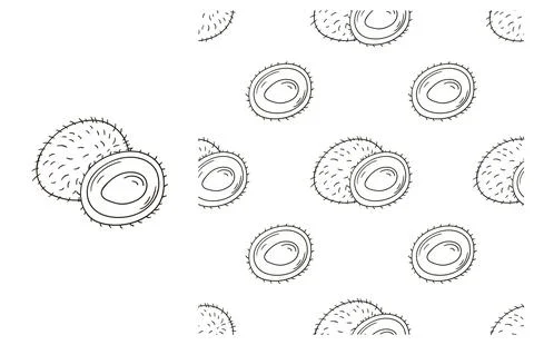 Coloring pattern for kitchen, restaurant or shop. Set in hand draw style Stock Illustration