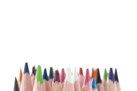 Coloring pencil tip Stock Photos
