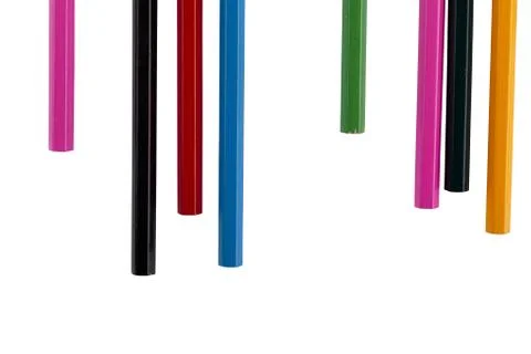 Coloring pencils Stock Photos
