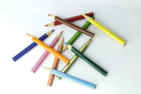 Coloring pencils Foto stock