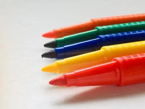 Coloring pens 스톡 사진