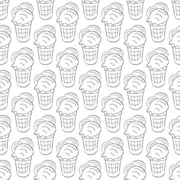 Coloring seamless pattern. Print for cloth design, textile, fabric, wallpaper イラスト素材