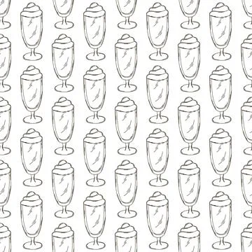 Coloring seamless pattern. Print for cloth design, textile, fabric, wallpaper Stock Illustration