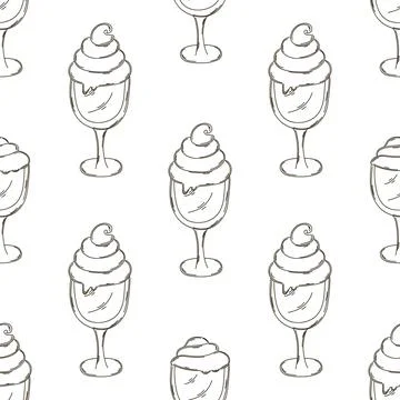 Coloring seamless pattern. Print for cloth design, textile, fabric, wallpaper Stock Illustration