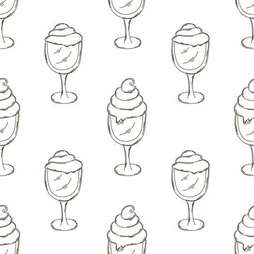 Coloring seamless pattern. Print for cloth design, textile, fabric, wallpaper Stock Illustration