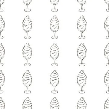 Coloring seamless pattern. Print for cloth design, textile, fabric, wallpaper Stock Illustration
