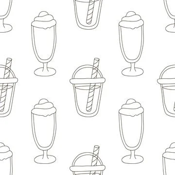 Coloring seamless pattern. Print for cloth design, textile, fabric, wallpaper Stock Illustration