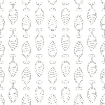 Coloring seamless pattern. Print for cloth design, textile, fabric, wallpaper Stock Illustration