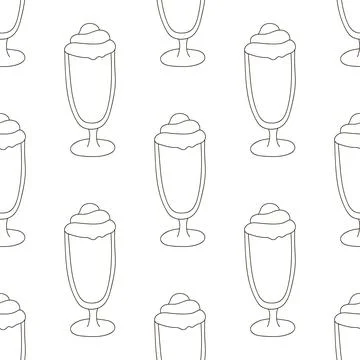 Coloring seamless pattern. Print for cloth design, textile, fabric, wallpaper Stock Illustration