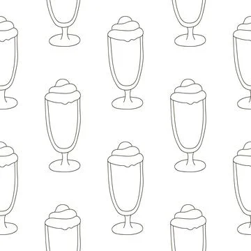 Coloring seamless pattern. Print for cloth design, textile, fabric, wallpaper Stock Illustration