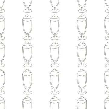 Coloring seamless pattern. Print for cloth design, textile, fabric, wallpaper Illustrazione stock