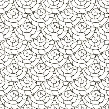 Coloring seamless pattern. Print for cloth design, textile, fabric, wallpaper Stock Illustration