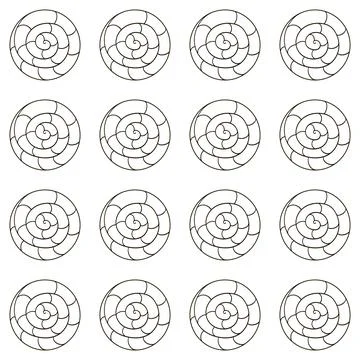 Coloring seamless pattern. Print for cloth design, textile, fabric, wallpaper Stock Illustration