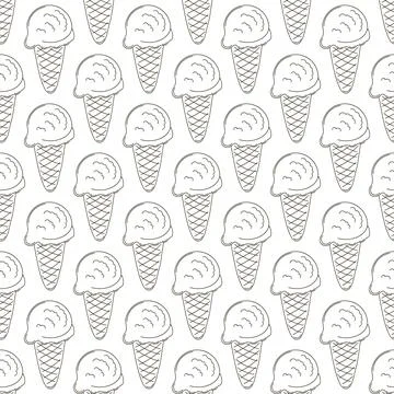 Coloring seamless pattern. Print for cloth design, textile, fabric, wallpaper Illustrazione stock