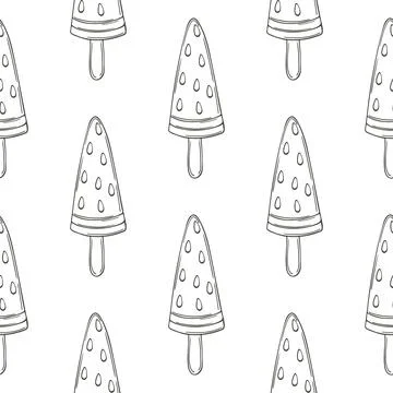 Coloring seamless pattern. Print for cloth design, textile, fabric, wallpaper 스톡 일러스트
