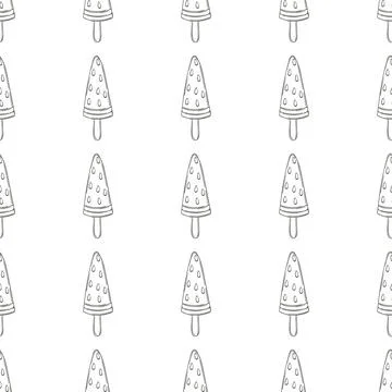 Coloring seamless pattern. Print for cloth design, textile, fabric, wallpaper Illustrazione stock