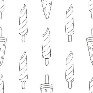 Coloring seamless pattern. Print for cloth design, textile, fabric, wallpaper Stock Illustration