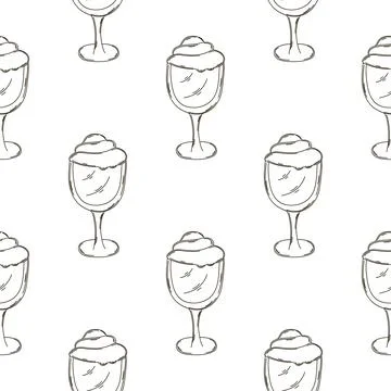 Coloring seamless pattern. Print for cloth design, textile, fabric, wallpaper Stock Illustration