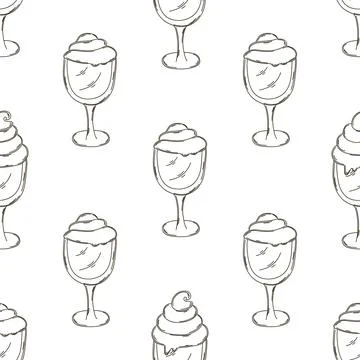 Coloring seamless pattern. Print for cloth design, textile, fabric, wallpaper Stock Illustration