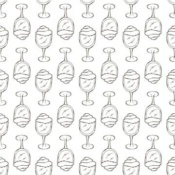 Coloring seamless pattern. Print for cloth design, textile, fabric, wallpaper Stock Illustration