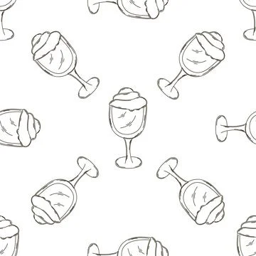 Coloring seamless pattern. Print for cloth design, textile, fabric, wallpaper イラスト素材