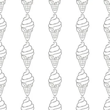 Coloring seamless pattern. Print for cloth design, textile, fabric, wallpaper Stock Illustration