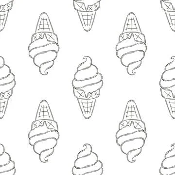 Coloring seamless pattern. Print for cloth design, textile, fabric, wallpaper 스톡 일러스트
